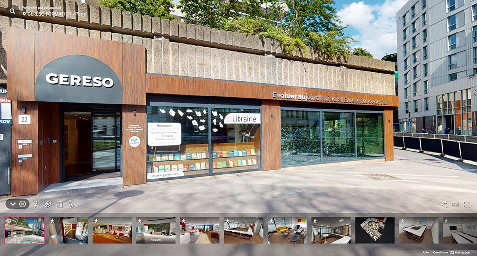 Visite virtuelle Espace Formation GERESO Montparnasse - Location de salle